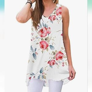 T-Shirt Hi-Low Flowy Top